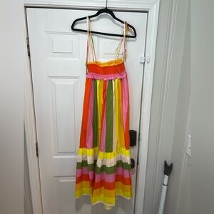 Farm Rio colorful midi dress